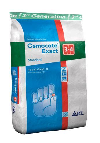 Osmocote Exact 16-9-12+2MgO standard 3/4mnd 25kg (zak)