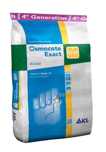 Osmocote Exact 15-8-11+2MgO High End 12/14mnd 25kg (zak)