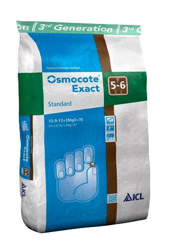 Osmocote Exact 15-9-12+2MgO standard 5/6mnd 25kg (zak)