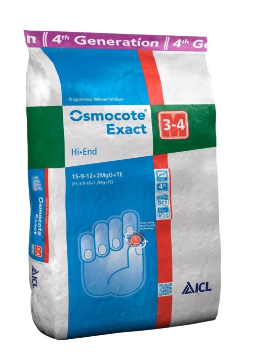 Osmocote Exact 15-9-12+2MgO High end 3/4mnd 25kg (zak)