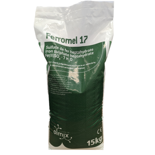 IJzersulfaat Ferromel 17 Droog 15kg (zak)