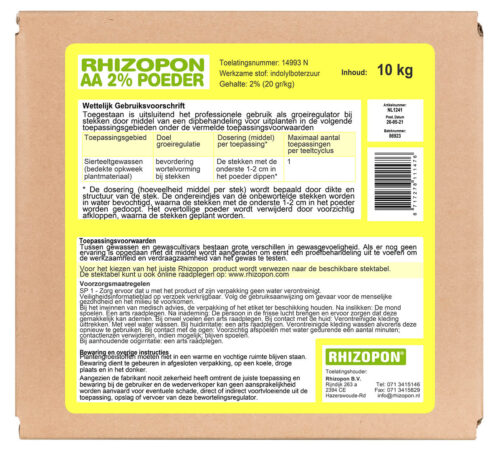 Rhizopon AA 2% 10kg (doos)