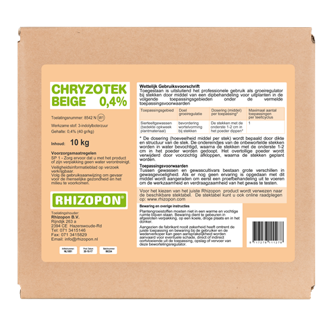 Chryzotek Beige 0,4% 10kg (doos)