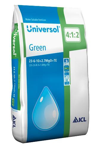 Universol 23-6-10+2.7MgO+TE Groen 25kg (zak)