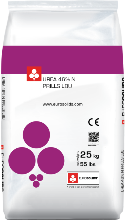 Ureum 46+0+0 Prills Eurosolids 25kg (zak)