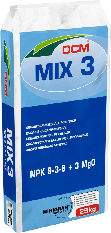 DCM Mix 3 (Minigran) 9-3-6 + 3% MgO 25kg (zak)